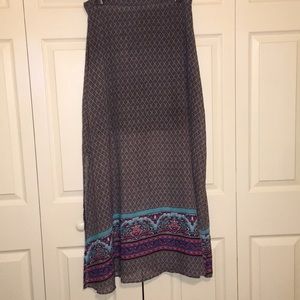 Super cute sheer maxi skirt